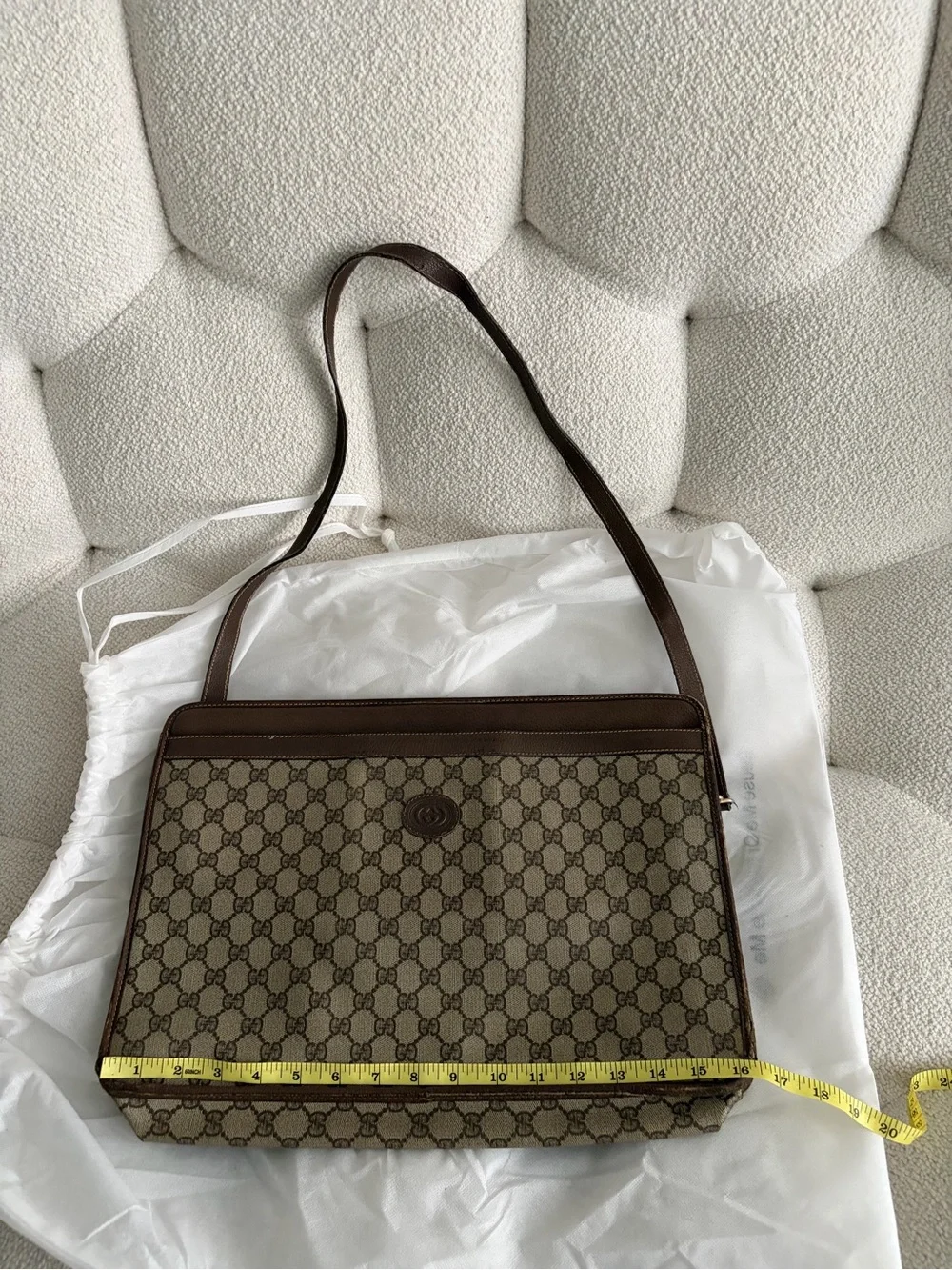 Vintage 1980s Gucci GG Supreme Portfolio / Briefcase